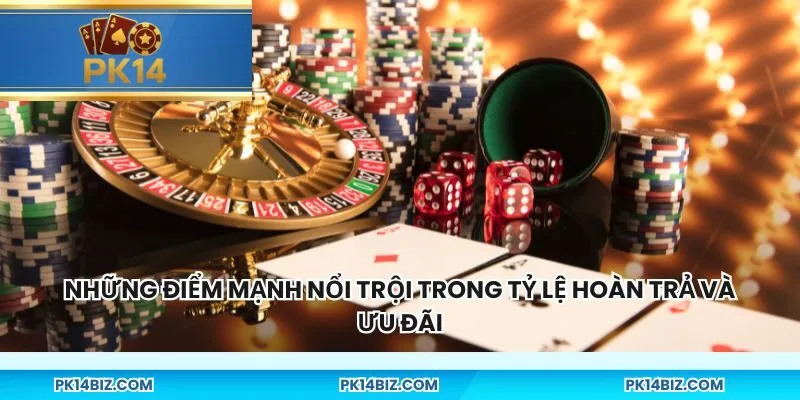 Những điểm mạnh nổi trội trong tỷ lệ hoàn trả và ưu đãi